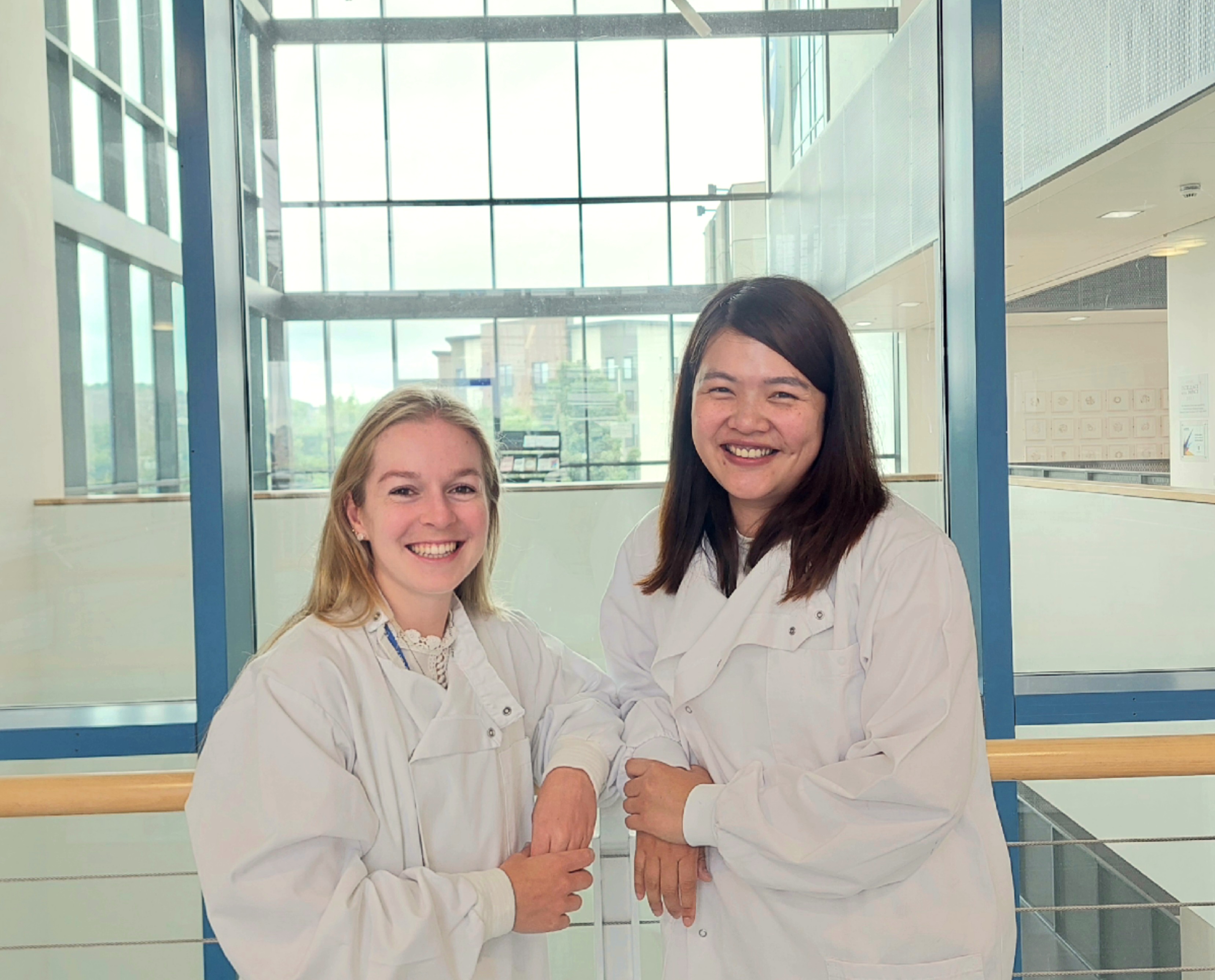 L-R: Abigail Brewer, Jin-Feng Zhao