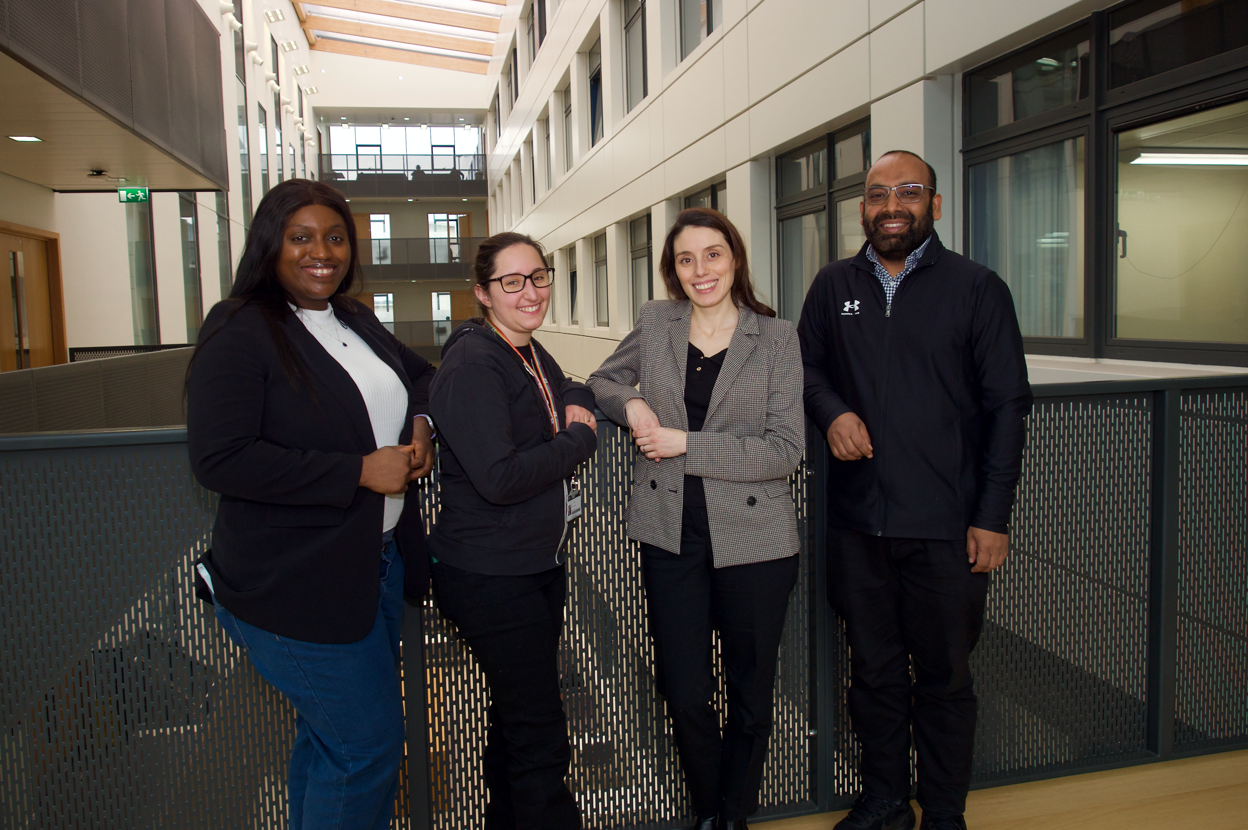 Cesare Group Left to right: Hope Obasi, Chiara Cazzaniga, Virginia De Cesare and Syed Arif Abdul Rehman